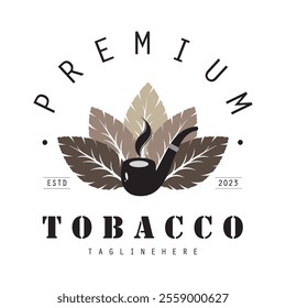 tobacco logo design, for tobacco farming, tobacco warehouse, cigar business, vector