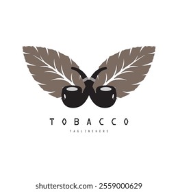 tobacco logo design, for tobacco farming, tobacco warehouse, cigar business, vector