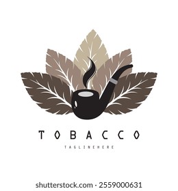 tobacco logo design, for tobacco farming, tobacco warehouse, cigar business, vector