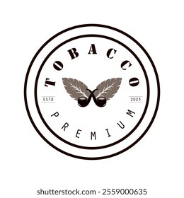 tobacco logo design, for tobacco farming, tobacco warehouse, cigar business, vector