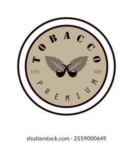 tobacco logo design, for tobacco farming, tobacco warehouse, cigar business, vector