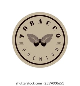 tobacco logo design, for tobacco farming, tobacco warehouse, cigar business, vector