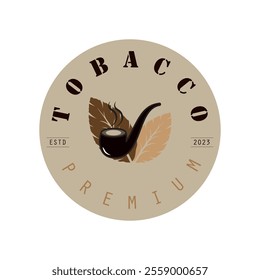 tobacco logo design, for tobacco farming, tobacco warehouse, cigar business, vector