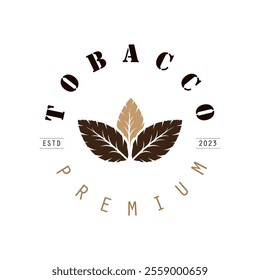 tobacco logo design, for tobacco farming, tobacco warehouse, cigar business, vector