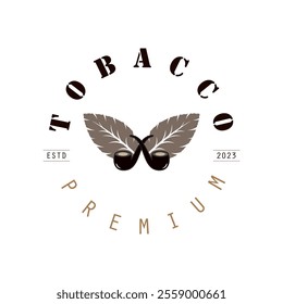 tobacco logo design, for tobacco farming, tobacco warehouse, cigar business, vector