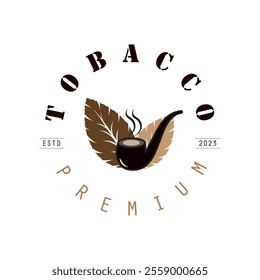 tobacco logo design, for tobacco farming, tobacco warehouse, cigar business, vector