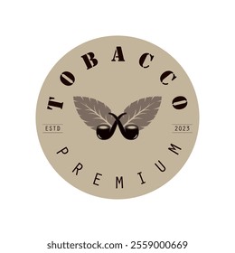 tobacco logo design, for tobacco farming, tobacco warehouse, cigar business, vector