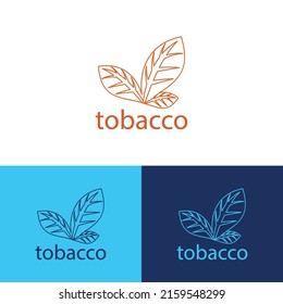 Tobacco logo design vector template,