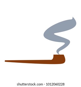 Tobacco pipe isolated