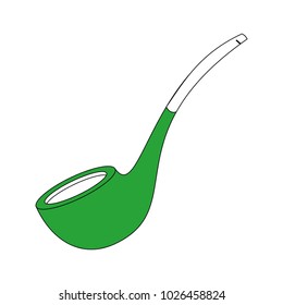 Tobacco pipe isolated