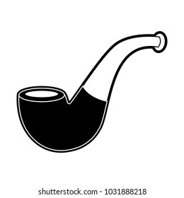 Tobacco pipe isolated