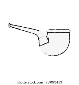 Tobacco pipe isolated