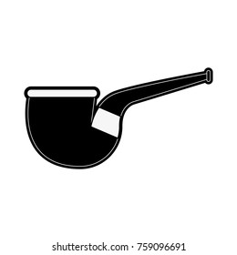 Tobacco pipe isolated