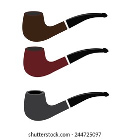 tobacco pipe vector