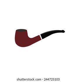 tobacco pipe vector