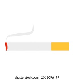 Tobacco stick icon, vector design of cigarette