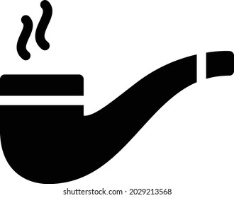 tobacco vector glyph flat icon