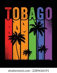 Tobago T-Shirt And Caribbean T-Shirt Design