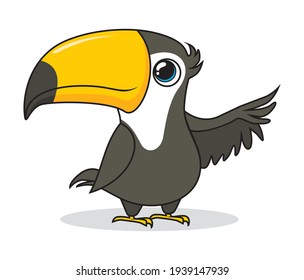 Toco Toucan Bird Cartoon Cute
