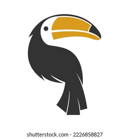 Toco Toucan logo icon design illustration vector