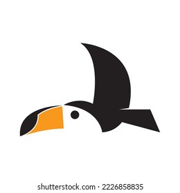 Toco Toucan logo icon design illustration vector