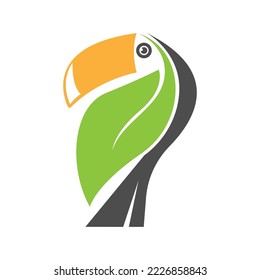 Toco Toucan Logo Symbol Design Vektorgrafik