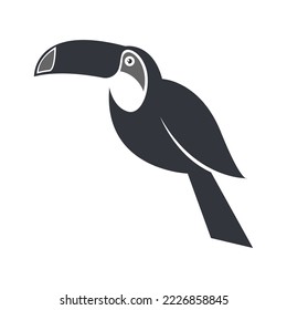 Toco Toucan Logo Symbol Design Vektorgrafik