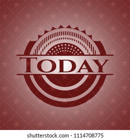Today badge with red background