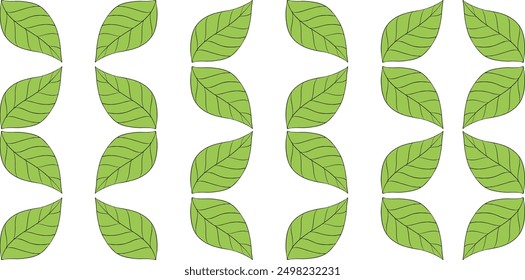 Today I created a free printable leaf border