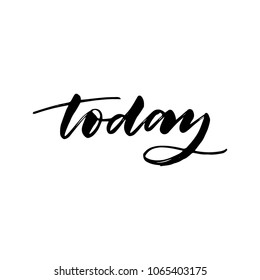 TODAY HAND LETTERING | WEEK DAY LETTERING