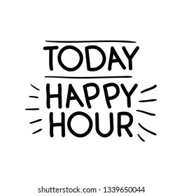 today happy hour label icon