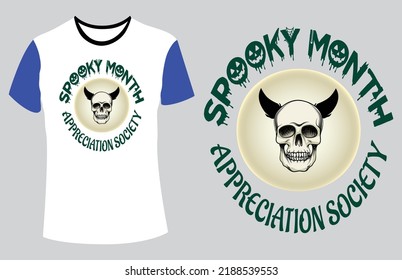 Today I made a Halloween T-shirt design.

All elements are in individual layers and the text is fully editable