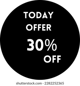 today offer 30% off banner
