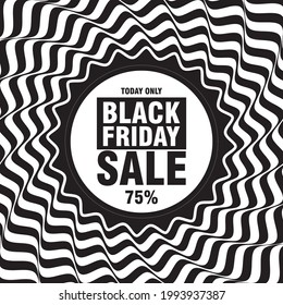 Today only 75% Black Friday Weaved Banner