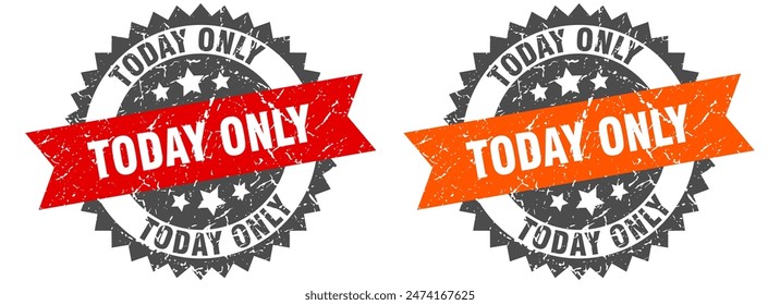 today only grunge stamp set. today only band sign