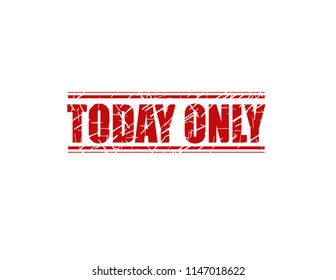 Today only stamp