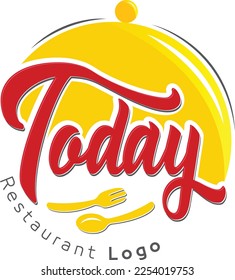 Today restaurant Kitchen Design Logo template - template logo fast food - luxury logo 
