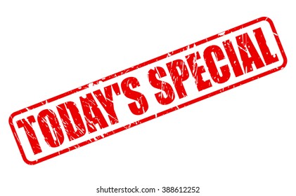 TODAY SPECIAL RED STAMP TEXT ON WHITE