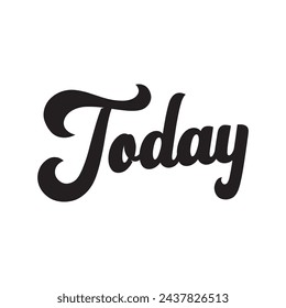 today text on white background.