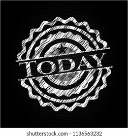 Today written on a chalkboard