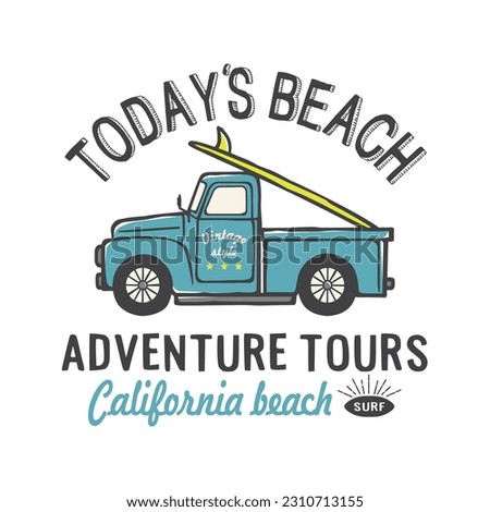 TODAY'S BEACH T-SHIRT VECTOR ARTWORK