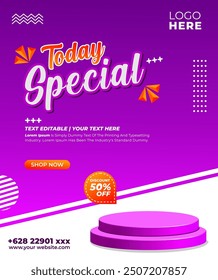 Today's Special Offer 50% Off Selected Products