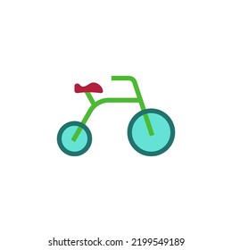 toddler bike icon vector design templates 