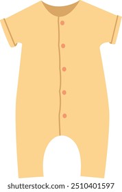 Toddler bodysuit apparel. Cute rompers color icon