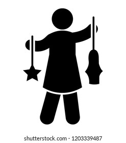Toddler holding toys for playing 