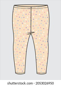 TODDLER AND INFANT GIRL PRINTED LEGGINGS