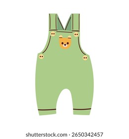 Toddler Kids, Infant Baby clothe Sleep Full Bodysuit, Fashion Flat Sketch Vector Illustration Flat Drawing, Template cartoon illustration isolate on white .