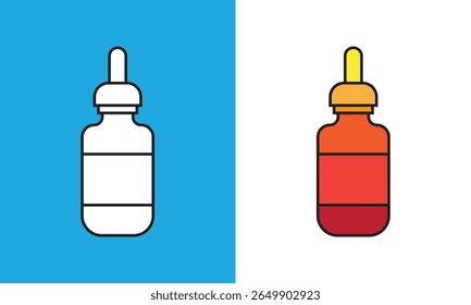 Toddler liquid drinking tool logo icon. Good icon logo for health, education, industry, entertainment and web.