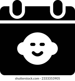 ilustración de toddler Vector en un fondo transparente. Símbolos de calidad premium. Icono vector glifos para concepto y diseño gráfico.