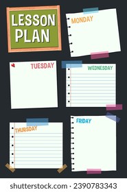 A to-do list design template for lesson plans